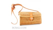 women handbag purses long handle leather ata hand woven grass clutch 